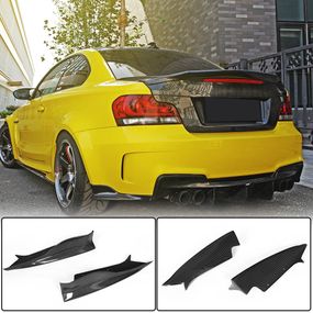 Накладки на задній бампер Flap (для E82 1M, Карбон) для BMW 1 серія E81/82/87/88 2004-2011 рр
