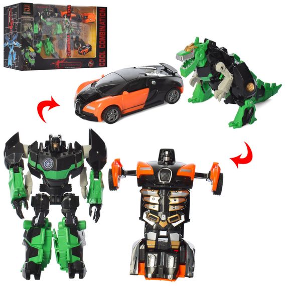 Игровой набор трансформеров Машина и динозавр FB107, 12 см | Зображення 1