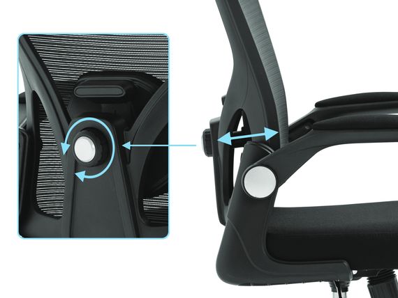Крісло ігрове Sandberg ErgoFusion Gaming Chair Basic, чорне | Зображення 6