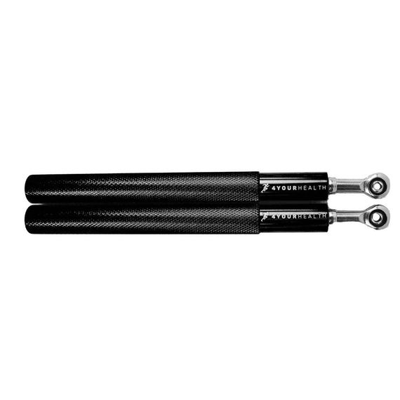 Скакалка швидкісна 4yourhealth Jump Rope Premium 3м металева на підшипниках 0217 Чорна | Зображення 2