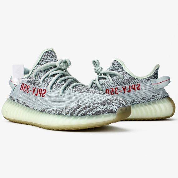 Кросівки Adidas Yeezy Boost синій відтінок
