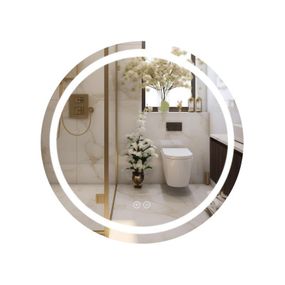 Дзеркало Qtap Mideya (MI6) R700 з LED-підсвіткою Touch, з антизапотіванням, димером, регумацію QT2078NCR7070W