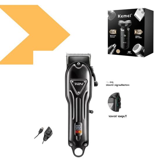 Професійна електробритва-триммер з 5 насадками XPRO KM-1004 (45557-KM-1004_729) | Зображення 1