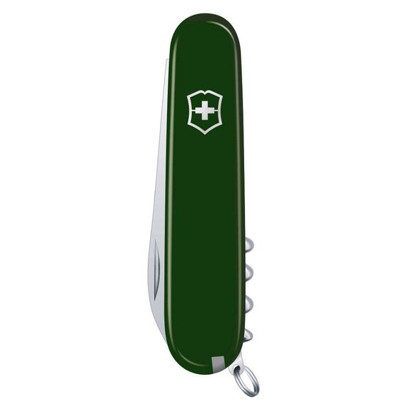 Складаний швейцарський ніж Victorinox Waiter 84 мм 9 функцій Зелений (0.3303.4) | Зображення 1