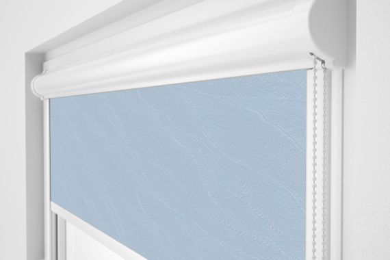 Рулонная штора Rolets Вода 2-1840-875 87.5x170 см закрытого типа Небесно-голубая