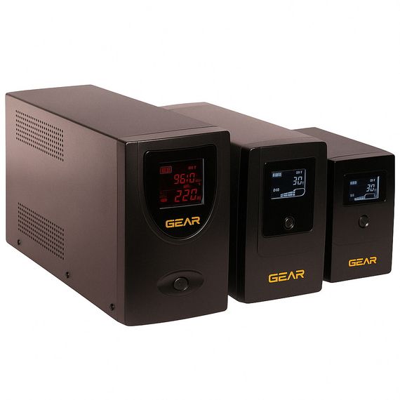 Пристрій безперебійного живлення GEAR GU-2000PLCD | Зображення 3