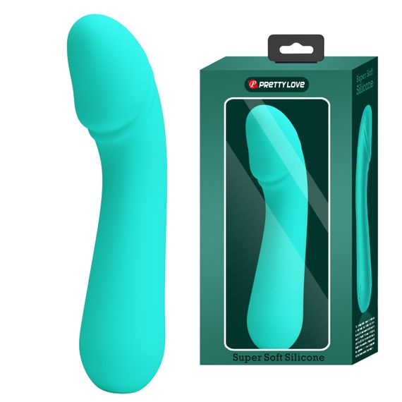 Вібратор для точки G Pretty Love Cetus 12 функцій, бірюзовий, 15 х 3.5 см sexstyle