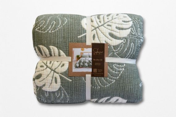 Муслінове покривало Saheser Forest 240 х 260 см. Yesil | Зображення 4