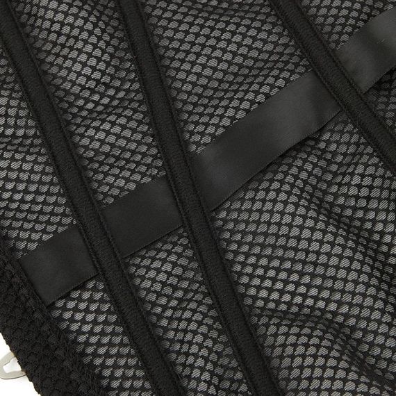 Корсет із сітки Star Night Grid Corset з гачками та шнурівкою, чорний, L (без коробки) | Зображення 7