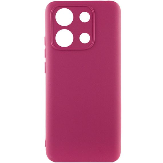 Чохол Silicone Cover Ummi Lakshmi Full Camera (AA) для Xiaomi Poco X6 / Note 13 Pro 5G Бордовий / Marsala
