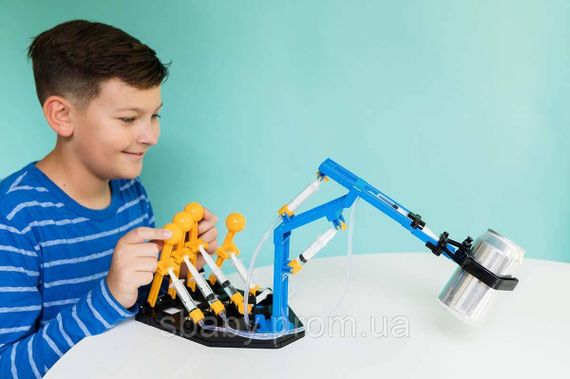 Набор для исследований 4M Гидравлическая мегарука KidzLabs робот-конструктор и научный набор от 8 лет | Зображення 3