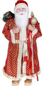 Мяка іграшка 88см Santa red gold