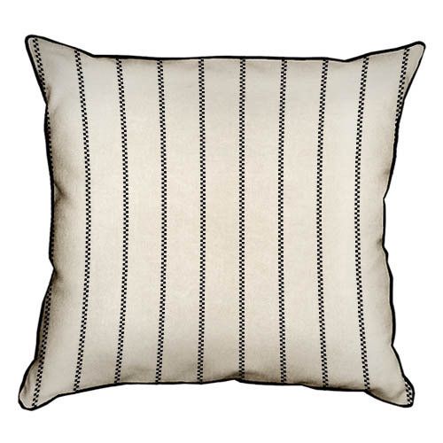 Подушка з мішковини Смужка-зигзаг 45x45 см (45PHB_23M014)
