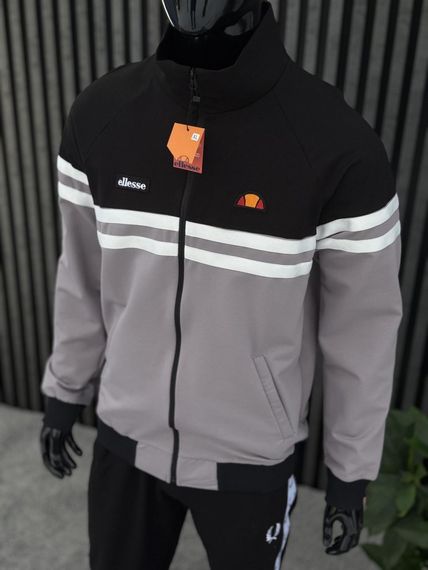 Кофта Ellesse сіра з чорним | Зображення 4