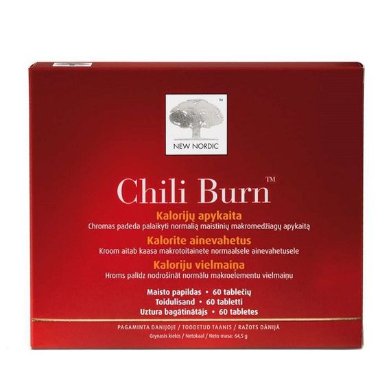 Комплекс для зниження ваги New Nordic Chili Burn 60 Tabs