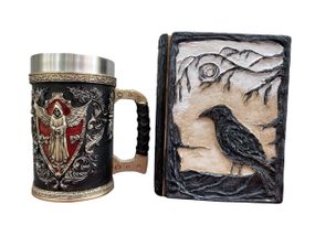 Подарунковий набір Кухоль 3D Архангел і Блокнот 3D «Тінь Ворона»