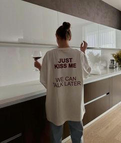 Футболка жіноча з принтом повсякденна XL Білий