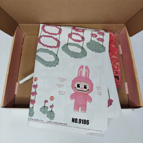 Конструктор Magic Blocks DUZ 33 см, блокові конструктори, колір на вибір, 3132 деталі | Зображення 9