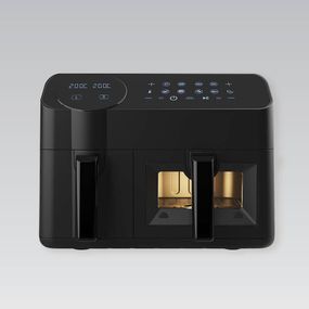 Аерофритюрниця електрична Maestro MR-760, 3,5 л + 6 л, подвійна чаша, фритюрниця й аерогриль