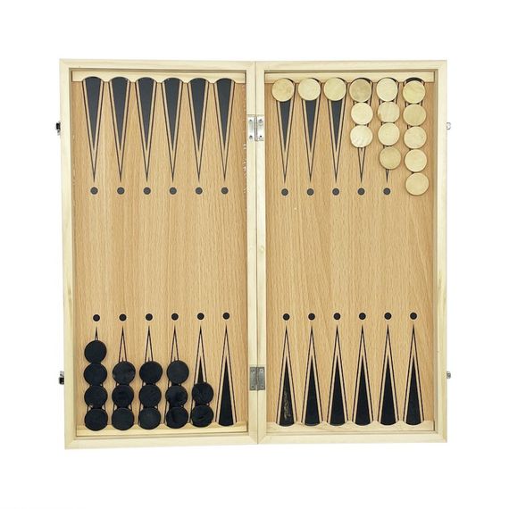 Набор настольных игр "Шахматы, нарды, шашки 3 в 1" Set1 NE-LG-11 игровое поле 40х40 см | Зображення 1