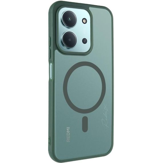 Чохол TPU Bloom with Magnetic Fit для Xiaomi Redmi 15C (EU) Green