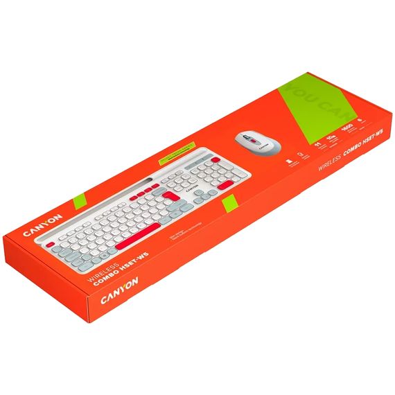Комплект Canyon HSET-W5 Wireless UA White (CNS-HSETW5WT) | Зображення 5