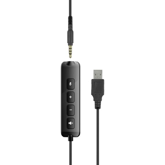 Навушники Speedlink METIS USB Stereo Headset 3.5mm Jack with USB Soundcard Black (SL-870007-BK) | Зображення 3