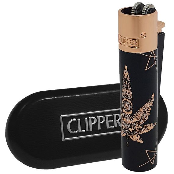 Газова Запальничка Кліппер "Clipper Yantra Weed Rose Gold"
