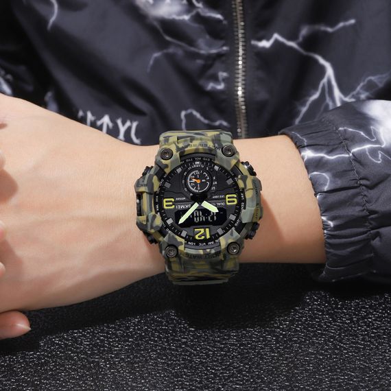 Годинник S2kmei 1965CMGN camo green. | Зображення 2