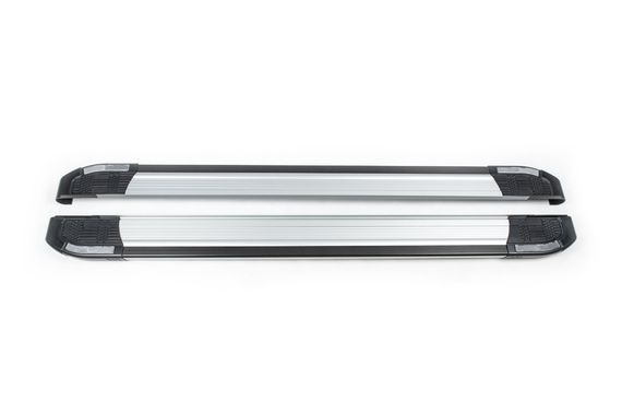 Боковые пороги Rainbow (2 шт., алюминий) Короткая база для Nissan Primastar 2002-2014 гг | Зображення 1