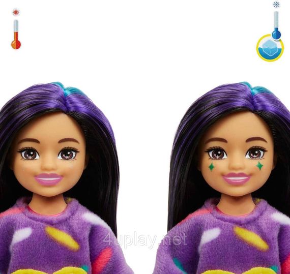 Лялька-сюрприз Barbie Cutie Reveal Chelsea Toucan Plush Челсі в костюмі, Тукан Барбі Милашка проявляшка | Зображення 4