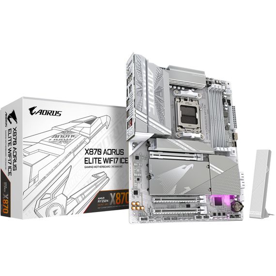 Материнська плата GIGABYTE X870 AORUS ELITE WIFI7 ICE (X870 A ELITE WF7 ICE) | Зображення 5