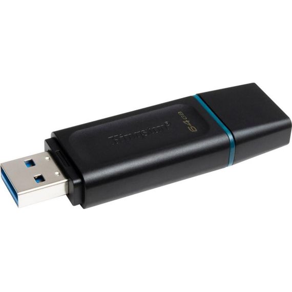 USB флеш накопичувач Kingston 64GB DataTraveler Exodia Black/Teal USB 3.2 (DTX/64GB) | Зображення 3