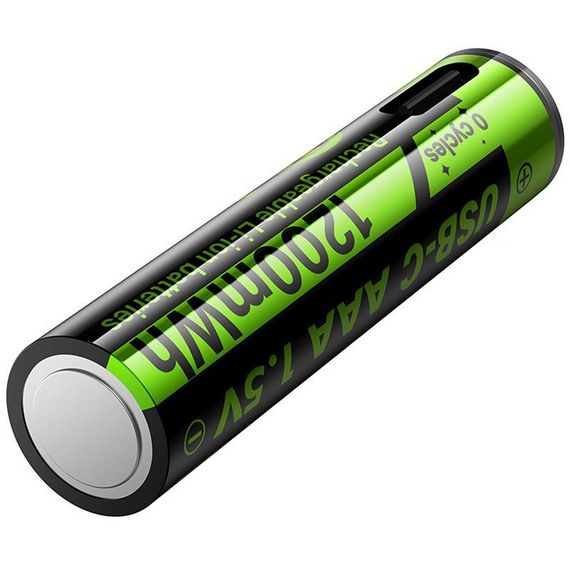 Акумуляторні батарейки Hoco JA4 Energy AAA 2 pcs Black | Зображення 2