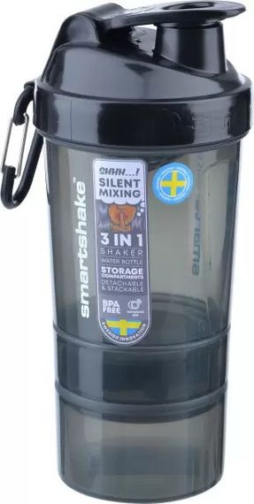 Шейкер спортивний SmartShake Original2GO 600ml Dark Gray | Зображення 3
