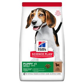 Корм Hill's Science Plan Puppy Medium Lamb & Rice сухой с ягненком для щенят средних пород 2.5 кг