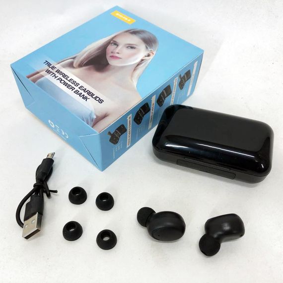 Вакуумные наушники True, Хорошие беспроводные наушники, Блютуз наушники Bluetooth HG-73 | Зображення 4
