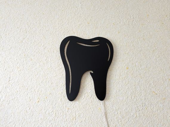 Панно декоративне картина на стіну Зуб 300х250 acr-p000124