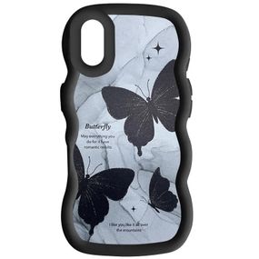 Чехол TPU Cloudy Pictures для Apple iPhone X / XS (5.8") Butterflies