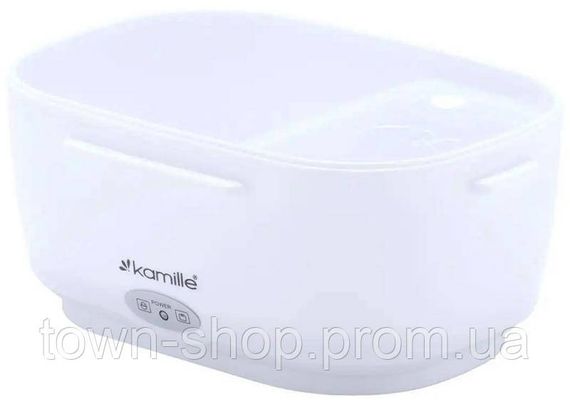 Ланч-бокс Kamille Snack 450мл + 650мл с подогревом (220V или 12V), серый KM-2130A | Зображення 4