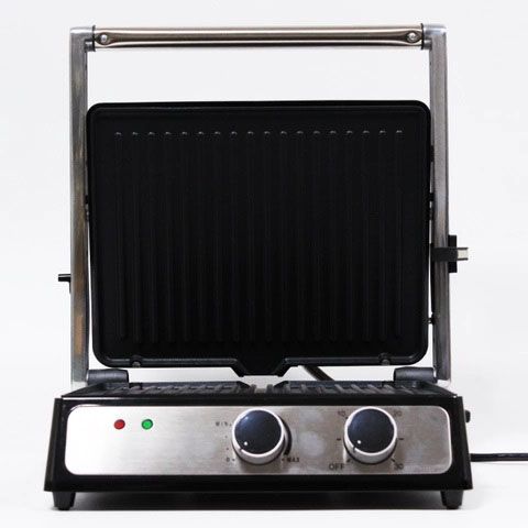 Контактный прижимной электрический гриль Crownberg CB-1044 2000W | Зображення 2