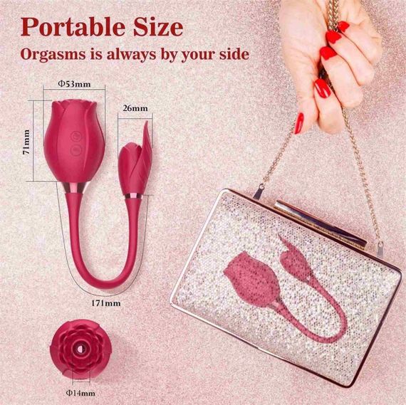 Вібростимулятор ROSE Miss Coyness USB Sex Aura | Зображення 6