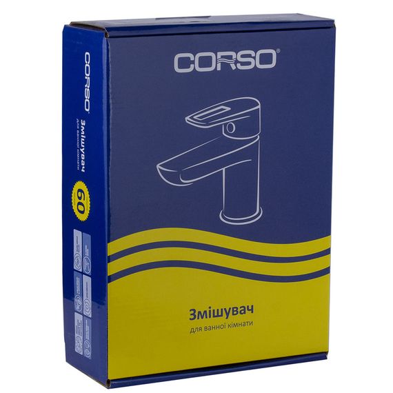 Змішувач для раковини Corso LUGANO CH-2A147C | Зображення 1