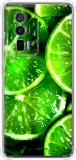 Чохол на Xiaomi Redmi K60 Зелені часточки лимона "852sp-2973-2448"