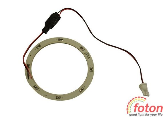 Светодиодное кольцо LED ring SMD 3528 90mm (Pure White) | Зображення 1