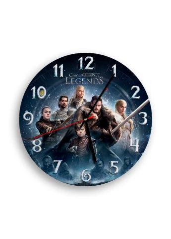 Годинник настінний Game Of Thrones 1 круглий