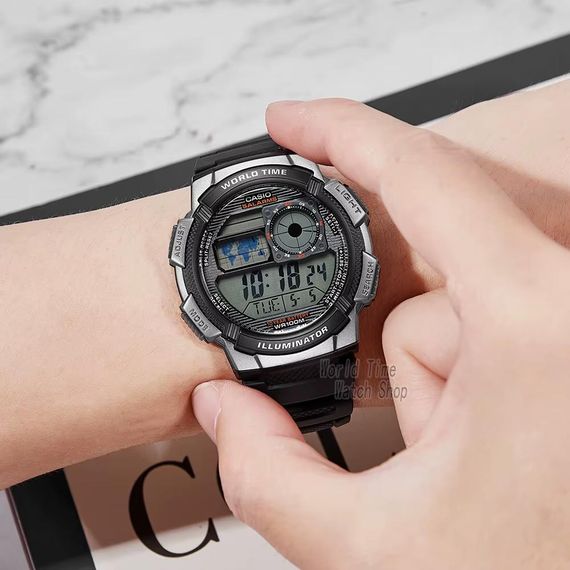 Чоловічий годинник Casio AE-1000W-1B | Зображення 1