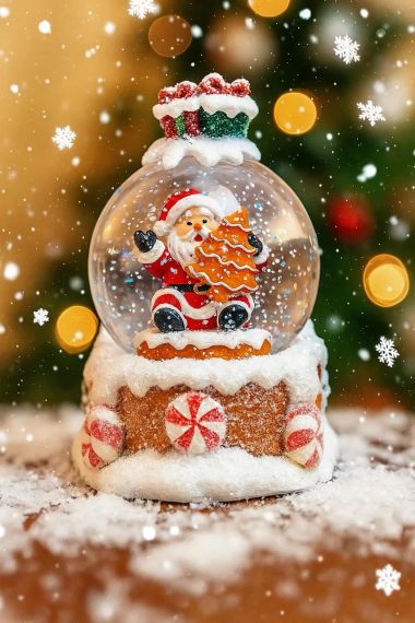 Новорічний світильник-декор LED "Шар на санях" HC-Q067