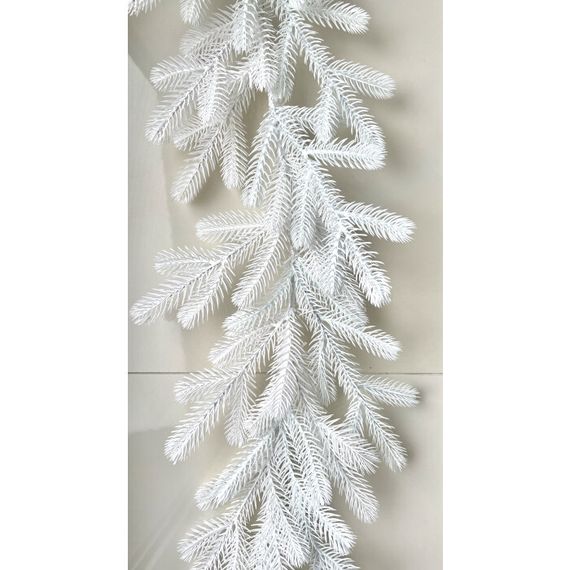 Гірлянда хвойна Traditional лита 2 м біла | Зображення 1