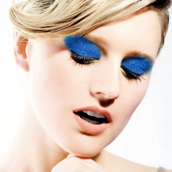 Глітерний пігмент для очей Синій з блискітками Stargazer Glitter Eyedust №102 | Зображення 2